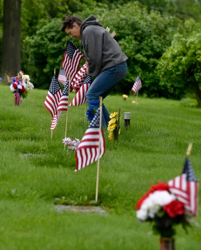 placing flags