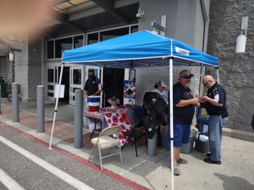 Poppy distribution at the Pass Christian Walmart.